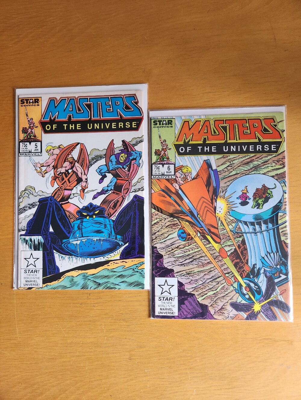 He Man Masters of the Universe #5, #6 - 1980s Comic Books (Lot of 2)